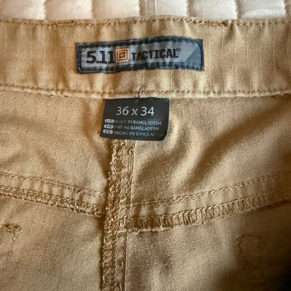 5.11 Tactical Men's Khaki Chinos - Picture 2 of 2